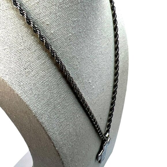 Stainless Steel Cross Necklace & Saint Benedict Bracelet.  B90 - Picture 7 of 16